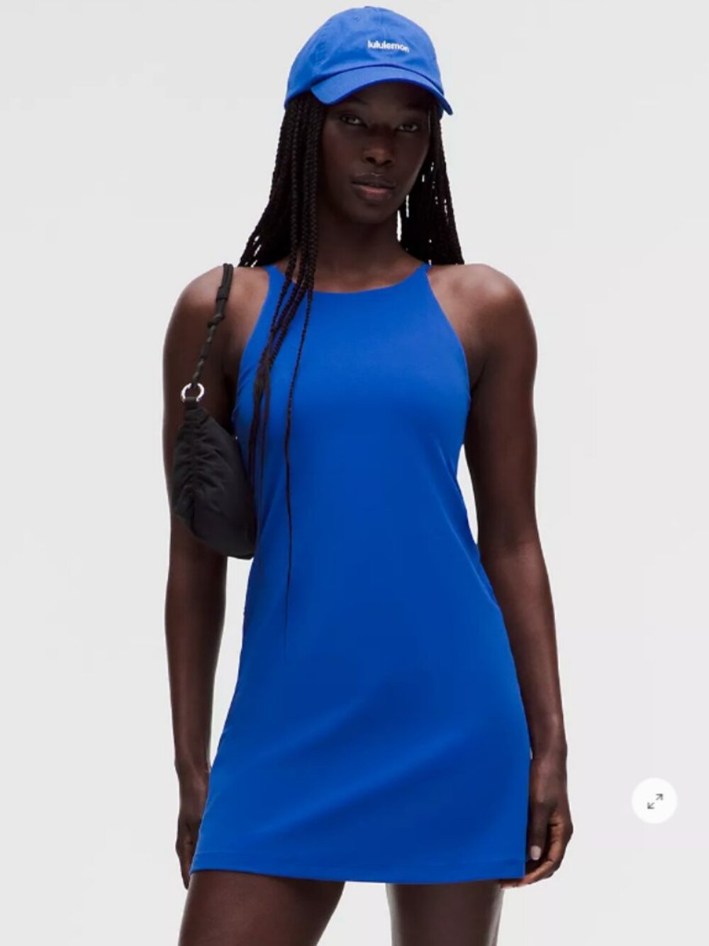 NEW Lululemon Align High-Neck Dress A/B Cup Sleek Liner Beach Ball Blue